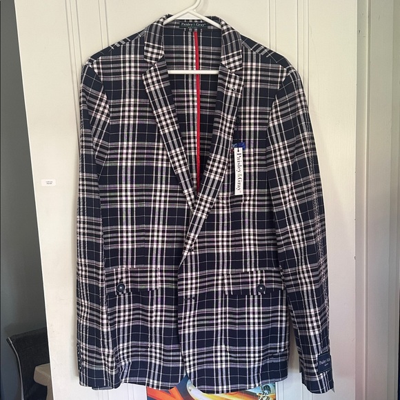 Paisley & Gray / NWT/ Bromley Notch Jacket / Men’s/ S 42R slim fit